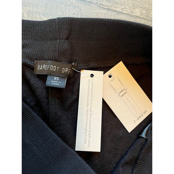 Barefoot Dreams Women's CozyChic Lite Pullover w/ Straight Leg Pant Set, Blk, XS - Picture 13 of 14